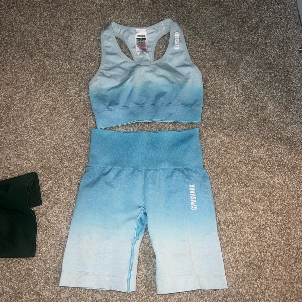 Gymshark Ombre seamless top and bottom XS